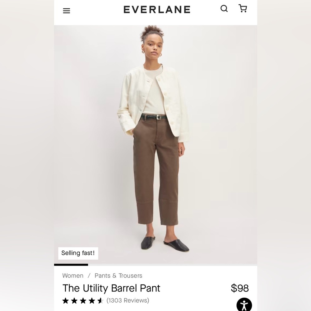 Everlane Utility Barrel Pants